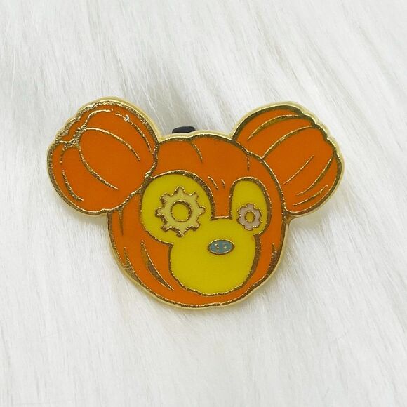 🔮 5/$25 Disney Halloween Time Pumpkin Jack-o'-lantern Duffy The Bear Pin - Picture 1 of 3